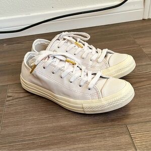 Converse Cream Low-Top Sneakers